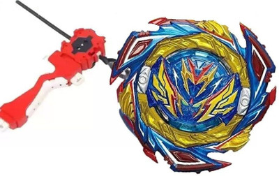 Bestie Toys Manga Spinning Top with LR String With Handle Launcher (Savior Warrior Valk-RIE)(Multicolor)