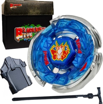 BLADEKING BEYS BB28 Storm Pegasus 105 RF Metal Fusion set +pull rule launcher + toy Box(Multicolor)