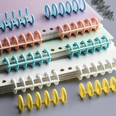 WAGKOVA 10 pcs Binding Combs, 30 Rings Hole Binding Spines, Binding Machine, Spiral Manual Comb Binder