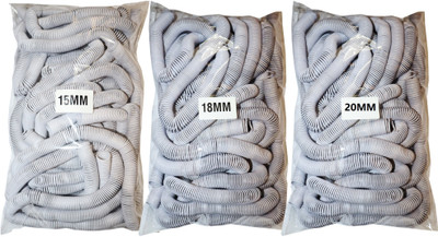 Kosh Spiral Binding Ring White Size 15mm, 18mm, 20mm, (Pack of 3 Packet) Manual Ring Binder
