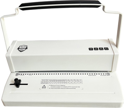 verena Spiral Machine with Margin adjuster A4 / FS 14-16 Sheets of 70 GSM & 40 Hole Manual Ring Binder