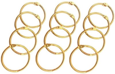 BanteyBanatey Golden Binder / Book Ring 25mm (Pack of 12) Manual Ring Binder