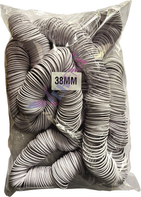 verena 38 MM Spiral Binding White Heavy Quality Plastic Spiral Ring/Coil/Loop Manual Ring Binder