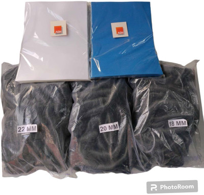 canoff A/4 Spiral Binding Sheet 2 Packet with 3 Packet Ring Size 18+20+22 MM Manual Ring Binder