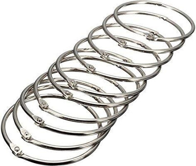KRAFTMASTERS Binder Card Ring/Book Ring for Scrapbooking - 10 Pcs (32mm) Manual Ring Binder