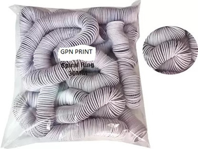 GPN PRINT 30mm Spiral Binding Ring (1 Packet) White Manual Ring Binder