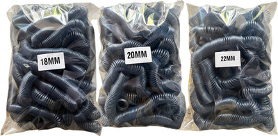 Salty Transparent Spiral Binding Ring 18mm ,20mm & 22mm Black (3Pcs Of Packet) Manual Ring Binder