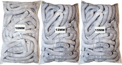 Salty White 10 mm 12 mm 15 mm Spiral Binding Ring (3Packets) Manual Ring Binder