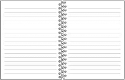 canoff Spiral Binding Ring 10 MM White Manual Ring Binder