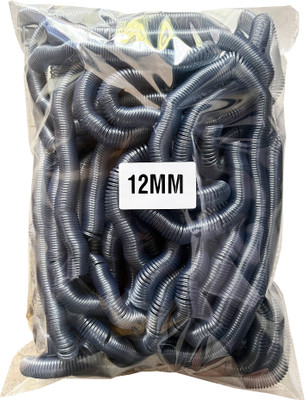 verena 12 MM Transparent Spiral Binding Heavy Quality Plastic Spiral Ring/Coil/Loop Manual Ring Binder