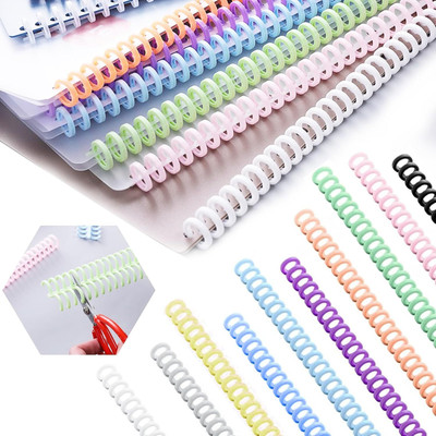 SHOPONIL Binding Spines, 30 Hole Click Binding Ring for A4 A5 B5 Paper, Book Spiral Ring Manual Comb Binder