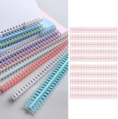 YEIPIS Binding Comb, 30 Hole Binding Rings Plastic Binding Combs Manual Ring Binder