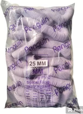 GPN PRINT 25 MM Spiral Binding White Heavy Quality Plastic Spiral Ring/Coil/Loop White Manual Ring Binder