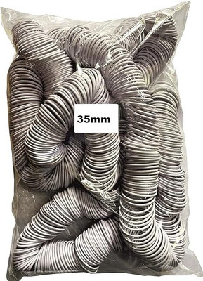 GPN PRINT 35 MM Spiral Binding White Heavy Quality Plastic Spiral Ring/Coil/Loop Manual Ring Binder