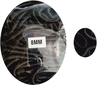 canoff Spiral Binding Ring 8mm, black (Pack of 1 packet) Manual Ring Binder
