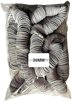 DUPLEX TONER CARTRIDGE Spiral Binding (38MM) White Heavy Quality Plastic Spiral Ring/Coil/Loop Manual Ring Binder