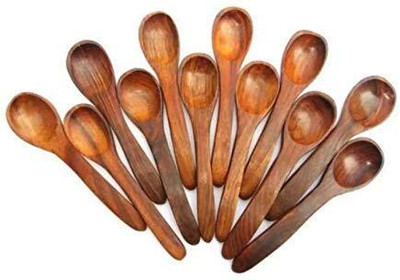 SWH Wooden Table Spoon Set(Pack of 12)