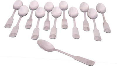 Dev Industries Stainless Steel Tea Spoon Set for Coffee, Sugar & Spices Stainless Steel Serving Spoon Set(Pack of 12)