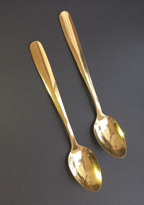 MAHA spoon 1 Steel Table Spoon Set(Pack of 2)