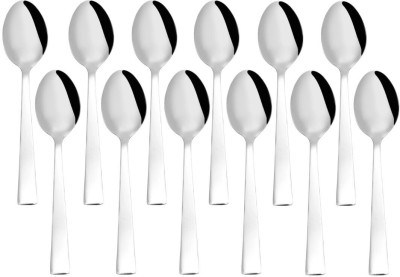 Cutlux 12 Piece Spoon Length 13.5 cm 1.7mm Thickness Stainless Steel Tea Spoon, Coffee Spoon Set(Pack of 12)