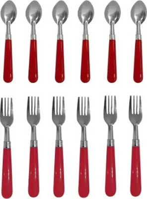 SBE dinner serving spoon folk set Stainless Steel Table Spoon Set(Pack of 12)