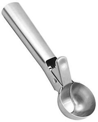 KUBER INDUSTRIES Stainless Steel Spring/Trigger Ice Cream Scoop Set of 1 Pc
 ICESCOOP07 Steel Ice-cream Spoon(Pack of 1)