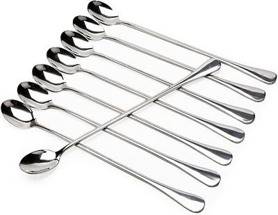 GIFTMART Stainless Steel Coffee Spoon, Dessert Spoon Set(Pack of 8)