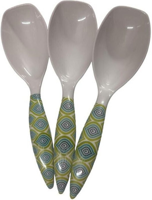 Evaware International Serving Spoon Long Handled Serving Spoon Melamine Serving Spoon Set(Pack of 3)