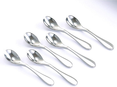 Haniza 6 MASALA Stainless Steel Coffee Spoon Set(Pack of 6)