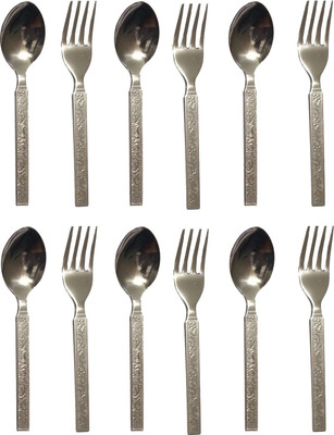 Fuchan 251654564 Steel Table Spoon Set(Pack of 12)