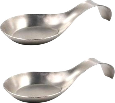 Dynore Set of 2 Stainless Steel Single spoon rest Stainless Steel Serving Spoon Set(Pack of 2)