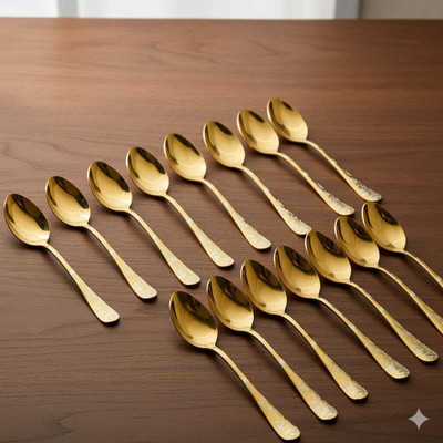 Heimora Stainless Steel Table Spoon, Salad Spoon Set(Pack of 5)