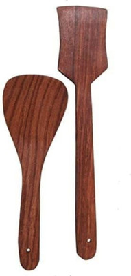 Taargo crafts 2 SPOON SETS TA97 Disposable Wooden Serving Spoon Set(Pack of 2)