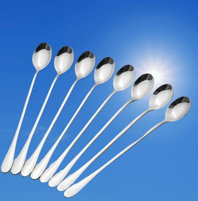 CRING Stainless Steel Ice-cream Spoon Set(Pack of 8)