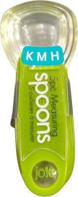 KMH Green Square Measuring Spoons 5 Pc Set Plastic Measuring Spoon Set(Pack of 5)