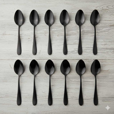 Heimora Stainless Steel Table Spoon, Salad Spoon Set(Pack of 6)