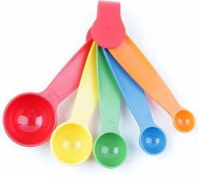 PRATHAM ENTERPRISE Plastic Measuring Spoon Set(Pack of 5)