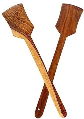 EcoWuuD palta-set-of-2 Wooden Serving Spoon Set(Pack of 2)