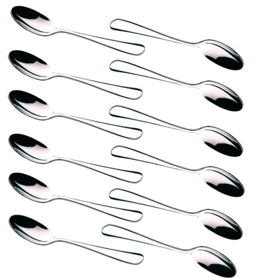 ARSCART Fancy Table spoon Stainless Steel Ice Tea Spoon Set(Pack of 12)