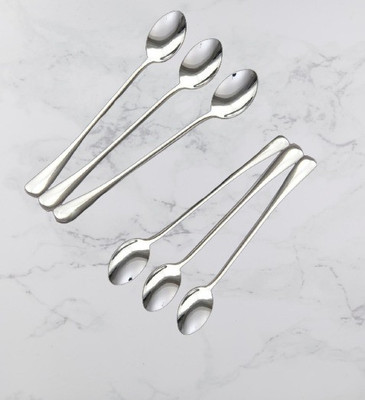 CRING Stainless Steel Ice-cream Spoon Set(Pack of 6)