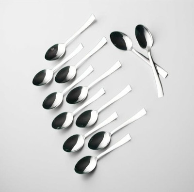 ARSCART Premium Nali Stainless Steel Tea Spoon Set(Pack of 12)