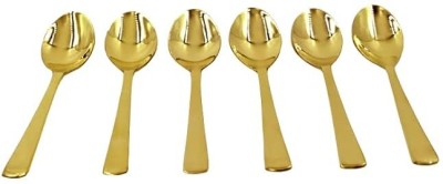 RBHMC BRONZE MASTER Brass Table Spoon Set(Pack of 6)