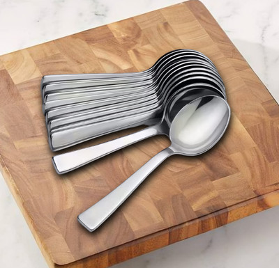 DINEZAAR Mast Stainless Steel Tea Spoon, Table Spoon Set(Pack of 12)