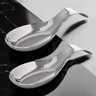 Haniza BHUMI 2 REST SPOON Stainless Steel Salad Spoon Set(Pack of 2)