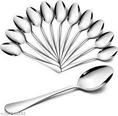 ARSCART Set of 12 tea spoon Stainless Steel Tea Spoon Set(Pack of 12)