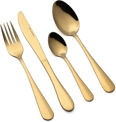 CRE8O Kitchen Tableware / Flatware Sets Kitchen Forks Spoons Stainless Steel Table Spoon Set(Pack of 24)