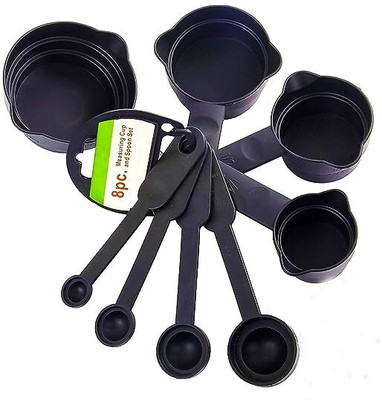 Twinflo Baking Measurement Measuring Cups And Spoons Set 8 Pcs Plastic Measuring Spoon Disposable Plastic Measuring Spoon Set(Pack of 8)