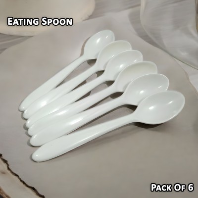 Inpro Melamine Dinner Spoon 6 Pcs Eating Spoons, Table Spoon, Dessert Spoon Set Melamine Table Spoon Set(Pack of 6)
