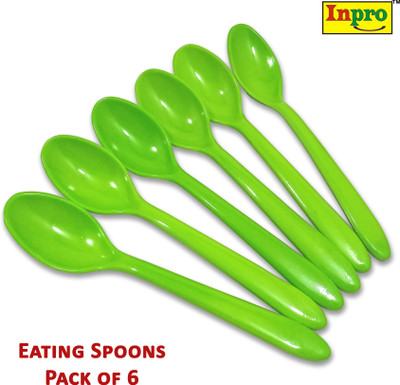 Inpro Melamine Table Spoon Pack of 6 Pcs Dinner Spoons, Spoon set combo-(Size: 18 cm) Melamine Table Spoon Set(Pack of 6)