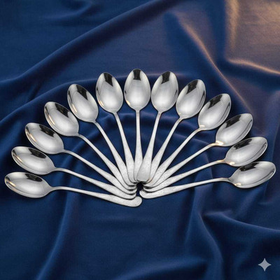 Heimora Stainless Steel Table Spoon, Salad Spoon Set(Pack of 5)